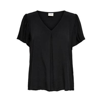 JDY top JDYLEA met plooien zwart