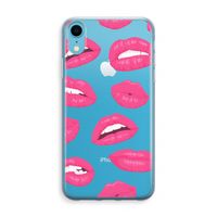 Bite my lip: iPhone XR Transparant Hoesje