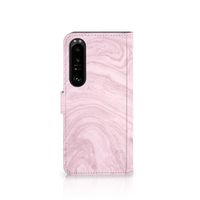 Sony Xperia 1 IV Bookcase Marble Pink - Origineel Cadeau Vriendin - thumbnail