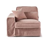 Rivièra Maison Modulaire Bank 'Metropolis' Corner Arm Links, Velvet, kleur Blossom