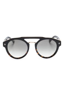 DSQUARED2 EYEWEAR lunettes de soleil Hype à monture à effet écaille de tortue - Noir