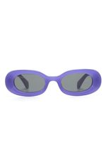 Off-White Eyewear lunettes de soleil Amalfi à monture ovale - Violet