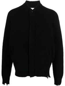 Laneus veste bomber zippée en polaire - Noir