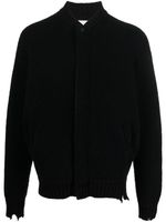 Laneus veste bomber zippée en polaire - Noir