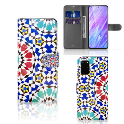Samsung Galaxy S20 Plus Bookcase Mozaïek Samsung Galaxy S20 Plus Bookcase Mozaïek
