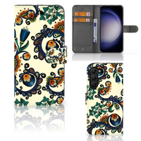 Wallet Case Samsung Galaxy S23 Plus Barok Flower - thumbnail