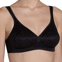 Triumph Dames Elegant Cotton N, zwart, 90B