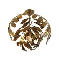 QAZQA Vintage plafondlamp antiek goud 45 cm - Linden - thumbnail