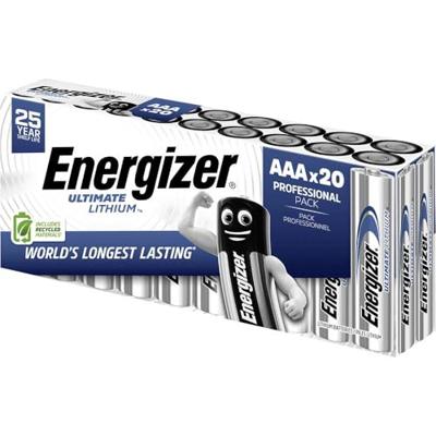 Energizer Ultimate FR03 Micro (AAA)-batterij Lithium 1250 mAh 1,5 V 20 st.
