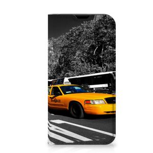 iPhone 13 Mini Book Cover New York Taxi