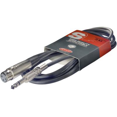 Stagg SAC6PSXF DL XLR-jack microfoonkabel 6 meter Stagg SAC6PSXF DL XLR-jack microfoonkabel 6 meter