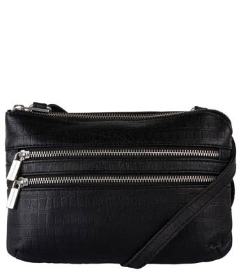 Cowboysbag Bag Haydock Crossbody Bag-Croco Black