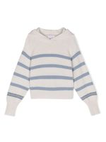 Brunello Cucinelli Kids pull en cachemire - Tons neutres