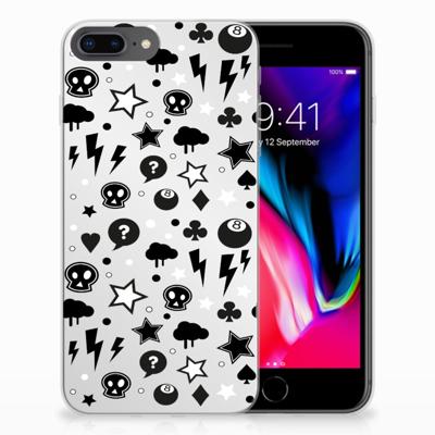 Silicone Back Case Apple iPhone 7 Plus | 8 Plus Silver Punk Silicone Back Case Apple iPhone 7 Plus | 8 Plus Silver Punk