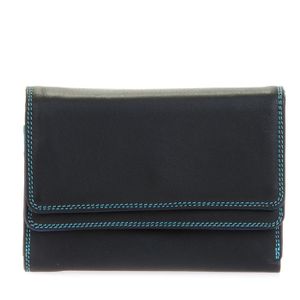 Mywalit Portemonnee Double Flap Purse/Wallet Black Pace