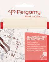 Pergamy transparante notes, ft 76 x 76 mm, 50 vel, wit - thumbnail