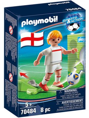 PLAYMOBIL voetbalspeler Engeland junior 8 delig PLAYMOBIL voetbalspeler Engeland junior 8 delig