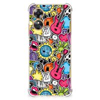 OPPO A17 Anti Shock Bumper Case Punk Rock - thumbnail