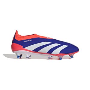 adidas Predator Elite Veterloze IJzeren-Nop Voetbalschoenen (SG) Blauw Wit Rood