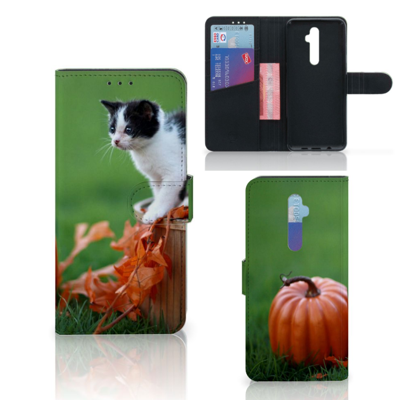 OPPO Reno 2Z Telefoonhoesje met Pasjes Kitten OPPO Reno 2Z Telefoonhoesje met Pasjes Kitten