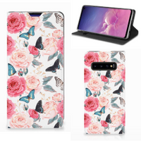 Samsung Galaxy S10 Smart Cover Butterfly Roses - thumbnail