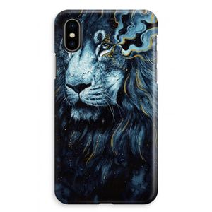 Darkness Lion: iPhone XS Max Volledig Geprint Hoesje