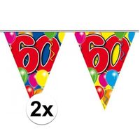 2x Vlaggenlijn 60 jaar 10 meter   - - thumbnail