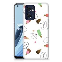 OPPO Reno 7 5G | Find X5 Lite Siliconen Case IJsjes - thumbnail