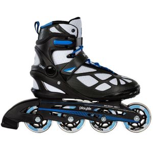 Playlife Inline skates Black 80 softboot 82A zwart maat 42