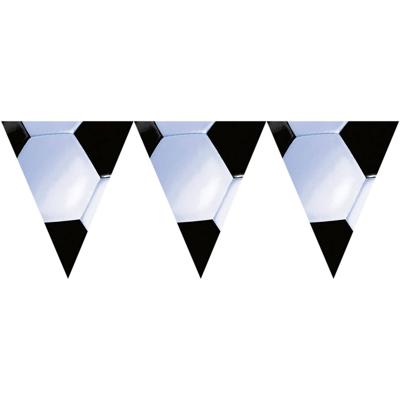 Amscan Vlaggenlijn Voetbal 365 X 25,4 Cm Wit/zwart