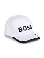 BOSS Kidswear casquette en coton à logo imprimé - Blanc