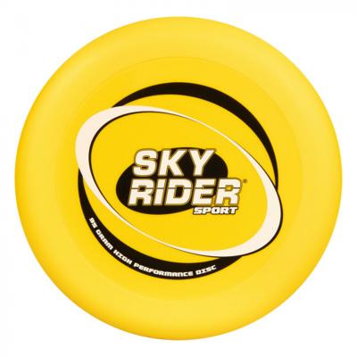 Wicked frisbee Sky Rider Sport 26 cm geel 95 gram Wicked frisbee Sky Rider Sport 26 cm geel 95 gram