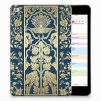 Apple iPad Mini 4 | Mini 5 (2019) Siliconen Hoesje Beige Flowers - thumbnail