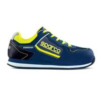 Sparco Gymkhana S1P SRC Werkschoenen, veiligheidsschoenen, blauw-geel, fluo