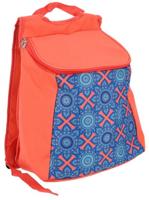 Gerimport koeltas 30 x 19 x 34 cm 12 liter polyester rood/blauw