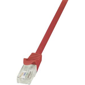 LogiLink CP2054U RJ45 Netwerkkabel, patchkabel CAT 6 U/UTP 2.00 m Rood Snagless 1 stuk(s)