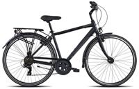 Legnano Cambridge 28 Inch 54 cm Heren 7V V-Brakes Matzwart/Grijs