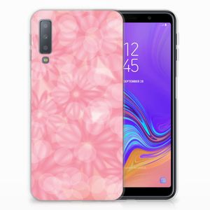 Samsung Galaxy A7 (2018) TPU Case Spring Flowers