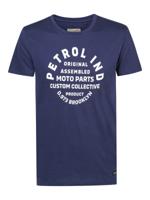 52% korting - Petrol Industries Heren Logo artwork t-shirt Dark petrol - L