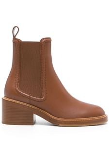 Chloé Mallo 60mm leather boots - BROWN