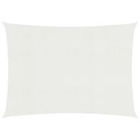 vidaXL Zonnezeil 160 g/m² 4x5 m HDPE wit