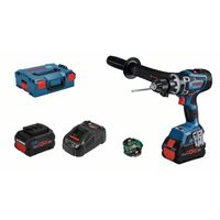 Bosch Blauw GSB 18V-150 C | Accu Klopboorschroevendraaier | 18V | Set | 2x 8,0Ah ProCore accu | in L-Boxx