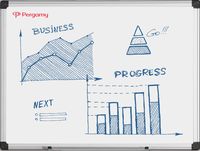 Pergamy Excellence emaille magnetisch whiteboard ft 90 x 60 cm - thumbnail