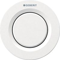 Geberit Type01 bedieningplaat met frontbediening voor toilet 9.5x9.5cm wit 116.040.11.1 - thumbnail