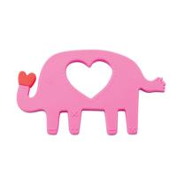 Manhattan Toy bijtring Elephant junior 11,5 cm siliconen roze