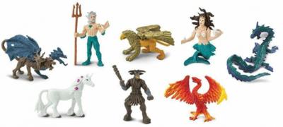 Safari speelfigurenset Mythical Realms jongens 8 delig