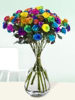 Trosrozen boeket wit/crème | Medium