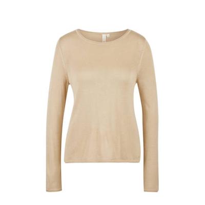 Q/S designed by fijngebreide trui beige