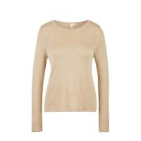 Q/S designed by fijngebreide trui beige