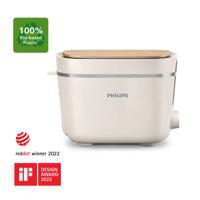 Philips Home Eco Conscious Edition 5000er Serie HD2640/10 Broodrooster Zijdewit, Mat